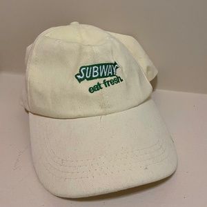 CREAM SUBWAY HAT